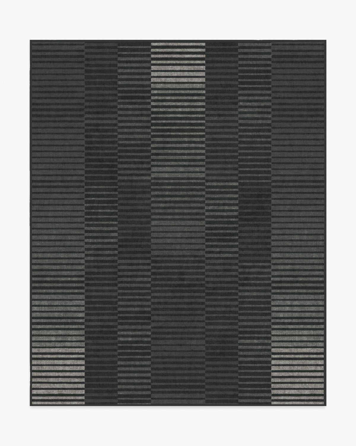 Shadow Stripe — Halı, Antrasit, AREA, beyaz zemin, 8x10