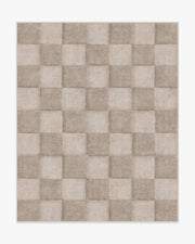 Hearth Check — Halı, Warm Gri, AREA, beyaz zemin, 8x10