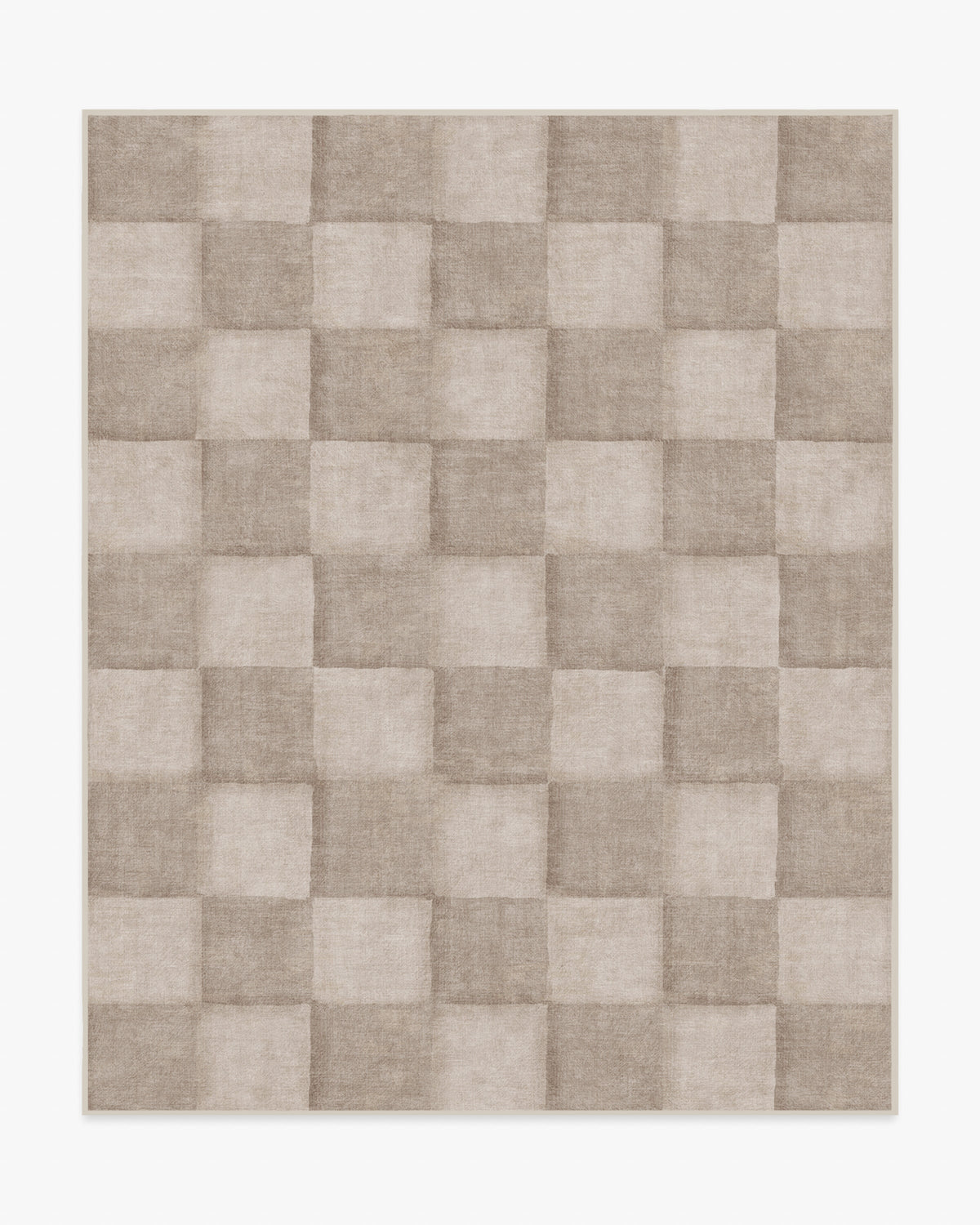 Hearth Check — Halı, Warm Gri, AREA, beyaz zemin, 8x10