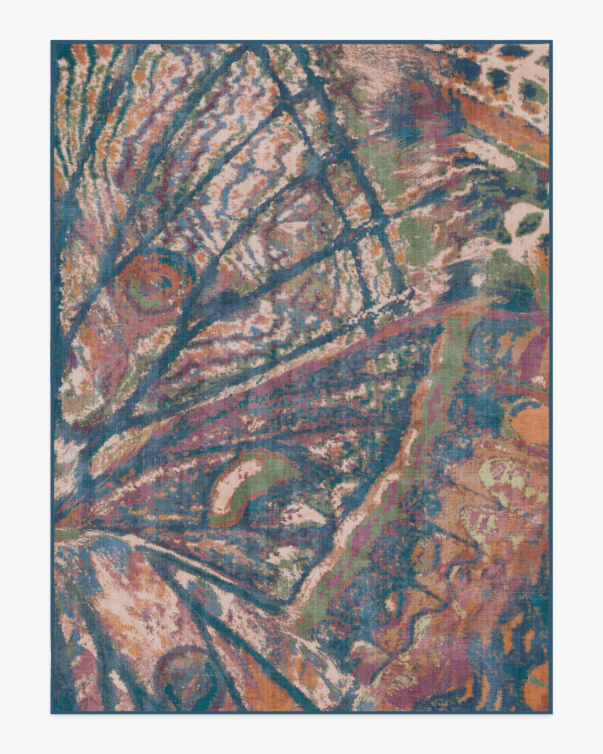 Althea — Halı, Çok Renkli, AREA, beyaz zemin, 9x12