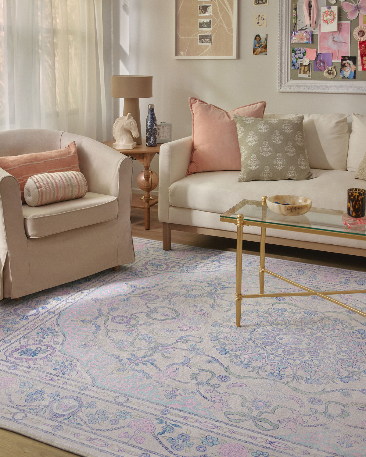 Mazzy Ornamental — Halı, Çok Renkli, AREA, yaşam alanı, 6x9