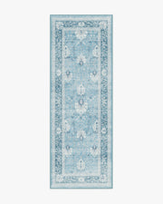 Serafina — Halı, Mavi, RUNNER, beyaz zemin, 2x7