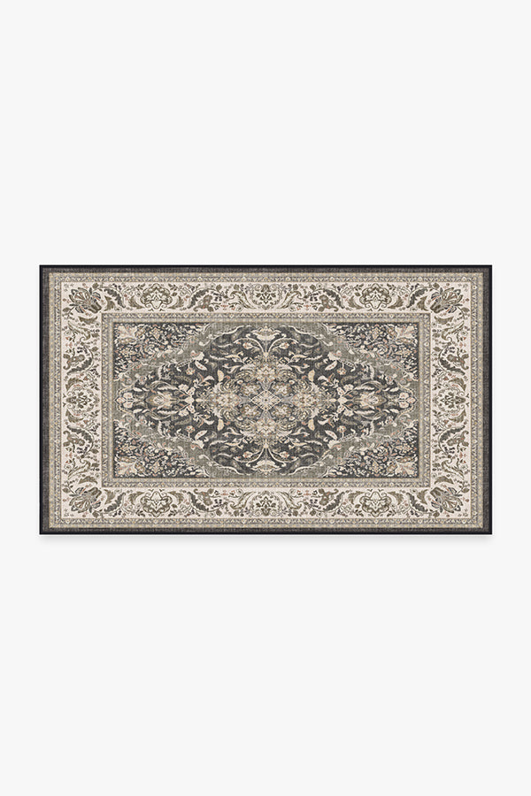 Allura — Halı, Koyu Ahşap, AREA, beyaz zemin, 3x5