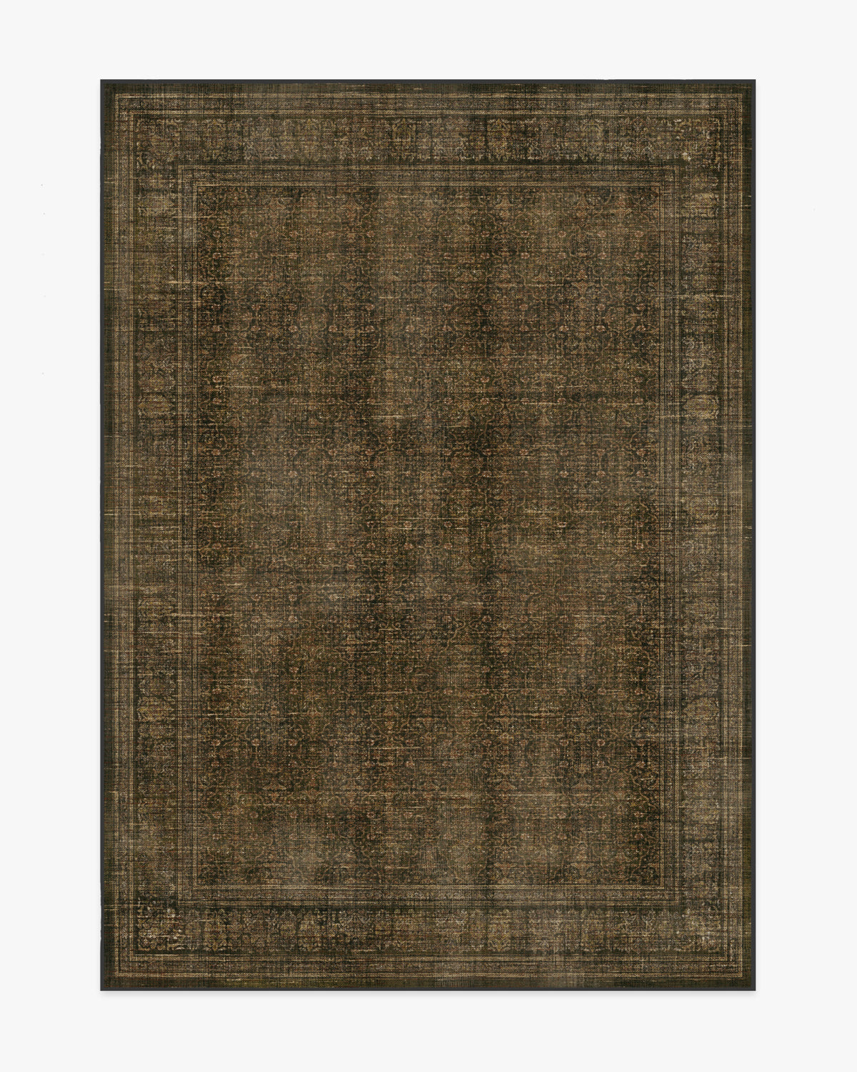Vesper — Halı, Zeytin Altın, AREA, beyaz zemin, 5x7
