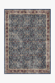 Celestine — Halı, Safir, AREA, beyaz zemin, 5x7