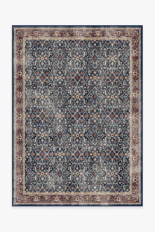 Celestine — Halı, Safir, AREA, beyaz zemin, 5x7