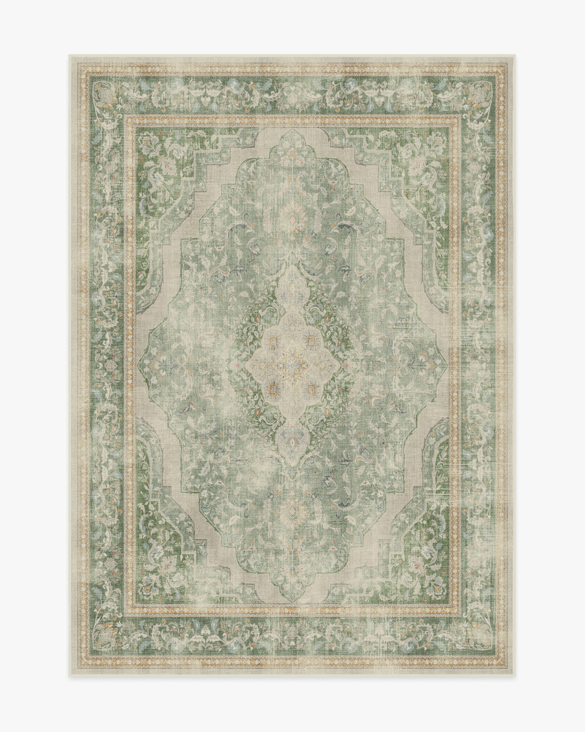 Adeline — Halı, Doğal Adaçayı, AREA, beyaz zemin, 5x7
