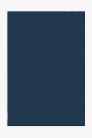 Denim Solid — Halı, Çivit Mavi, AREA, beyaz zemin, 6x9