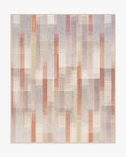 Solar Drift — Halı, Pas ve Gri, AREA, beyaz zemin, 8x10