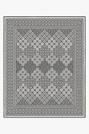 Loseta — Halı, Siyah, AREA, beyaz zemin, 8x10