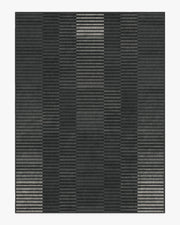 Shadow Stripe — Halı, Antrasit, AREA, beyaz zemin, 9x12