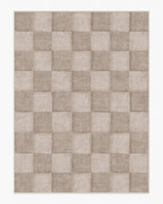 Hearth Check — Halı, Warm Gri, AREA, beyaz zemin, 9x12