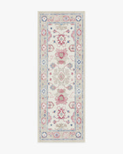 Serena — Halı, Pembe, RUNNER, beyaz zemin, 2x7