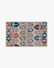 Corellian Ikat — Halı, Polychrome, AREA, beyaz zemin, 3x5