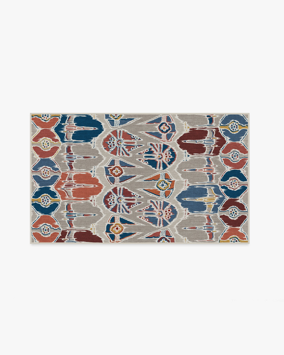 Corellian Ikat — Halı, Polychrome, AREA, beyaz zemin, 3x5