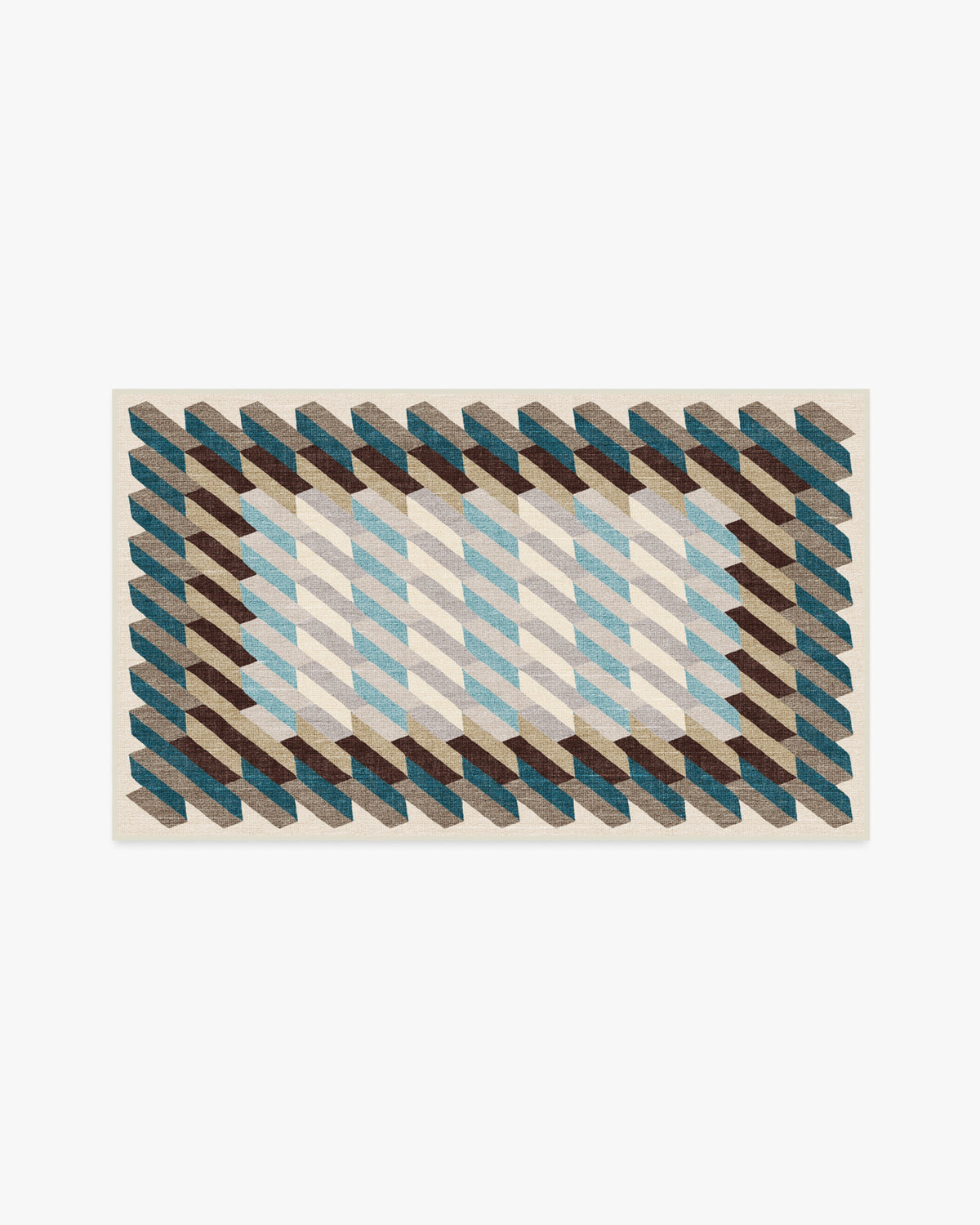Echo — Halı, Arduvaz Mavisi, AREA, beyaz zemin, 3x5