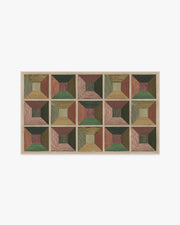 Hedra — Halı, Soft Auburn, AREA, beyaz zemin, 3x5