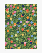Botanical Whimsy Dots — Halı, Yeşil, AREA, beyaz zemin, 5x7