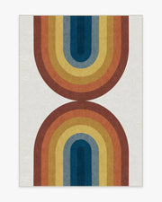 Absida — Halı, Gökkuşağı, AREA, beyaz zemin, 5x7