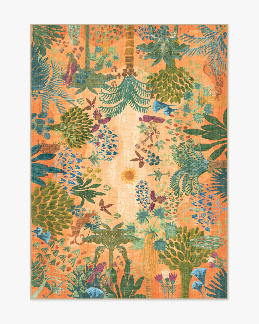 Justina Blakeney Josephine — Halı, Sunrise, AREA, beyaz zemin, 5x7