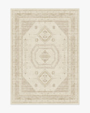 Shira — Halı, Fildişi Doğal, AREA, beyaz zemin, 5x7