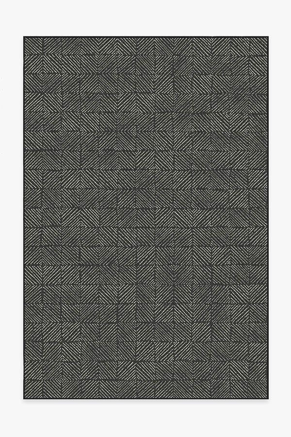 Parquet — Halı, Siyah, AREA, beyaz zemin, 6x9