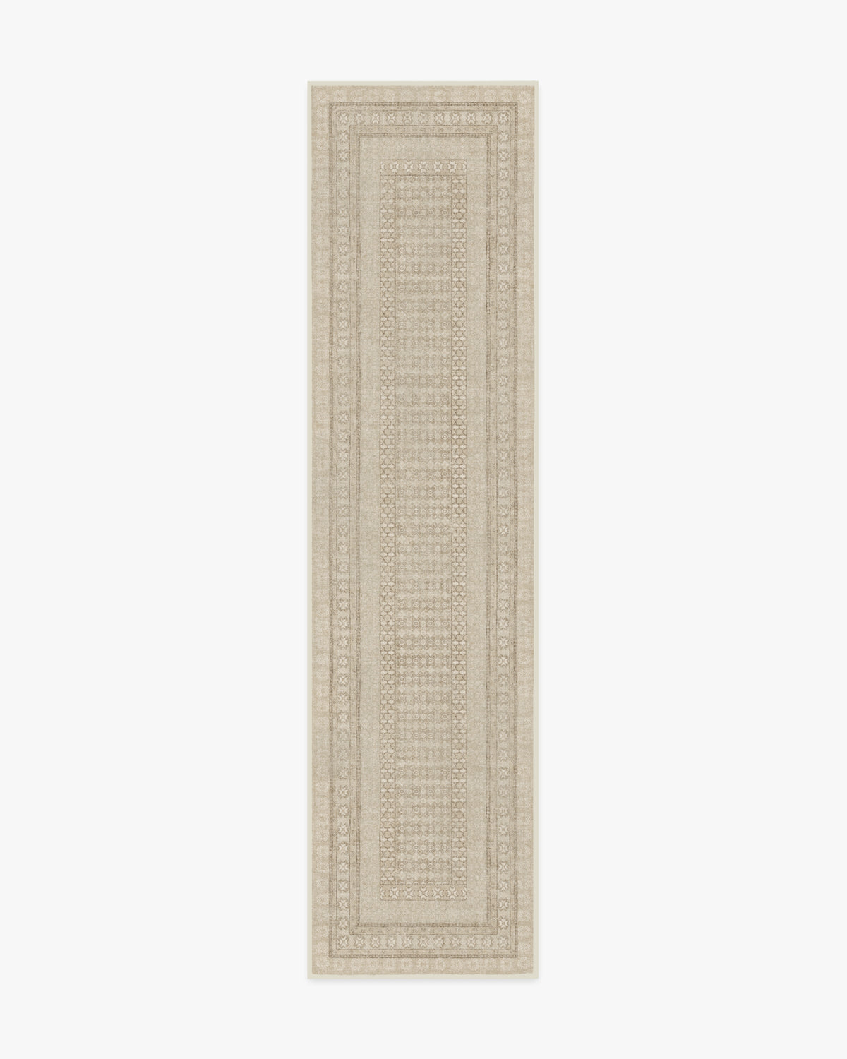 Cyrus — Halı, Bej Fildişi, RUNNER, beyaz zemin, 2x10