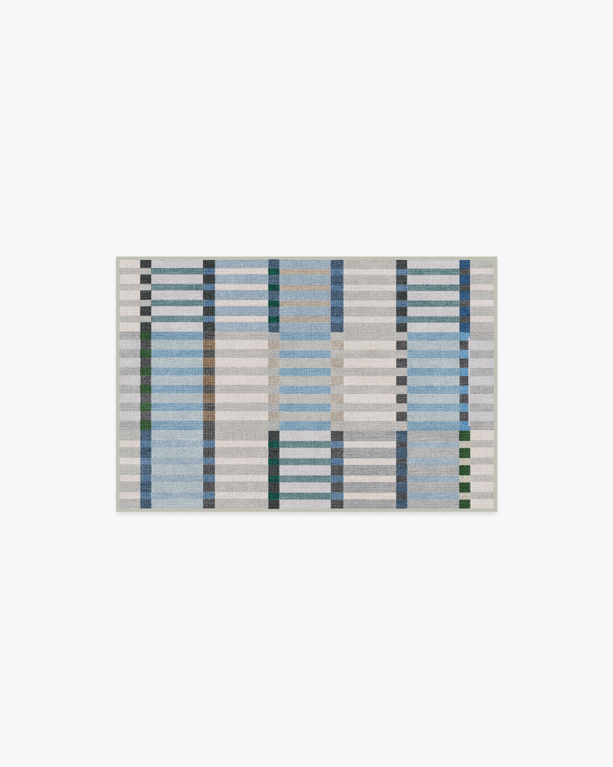 Quincy — Halı, Yumuşak Mavi, AREA, beyaz zemin, 2x3