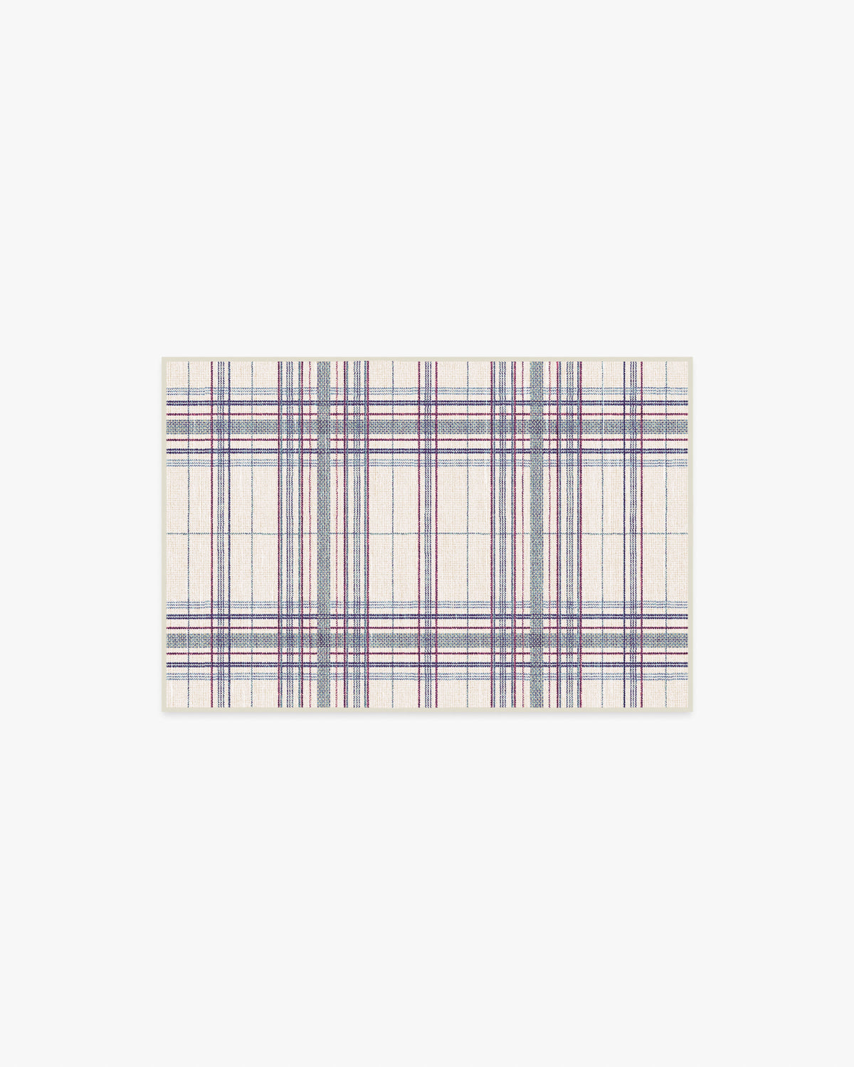 Beckett — Halı, Mavi ve Kırmızı, AREA, beyaz zemin, 2x3