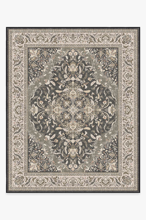 Allura — Halı, Koyu Ahşap, AREA, beyaz zemin, 8x10