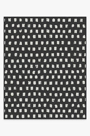 Cobblestone — Halı, Siyah, AREA, beyaz zemin, 8x10