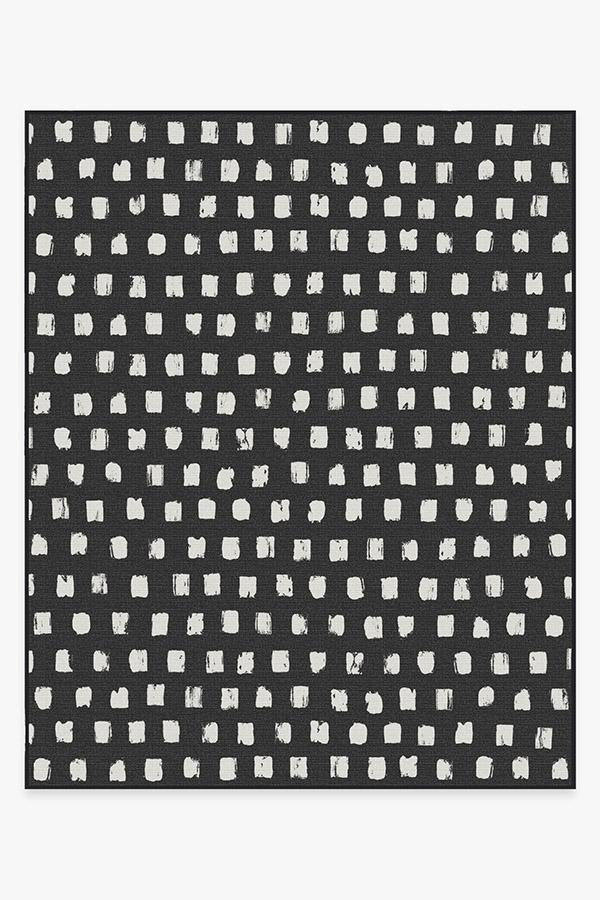Cobblestone — Halı, Siyah, AREA, beyaz zemin, 8x10
