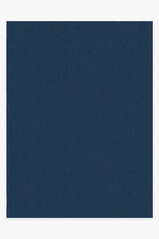 Denim Solid — Halı, Çivit Mavi, AREA, beyaz zemin, 9x12
