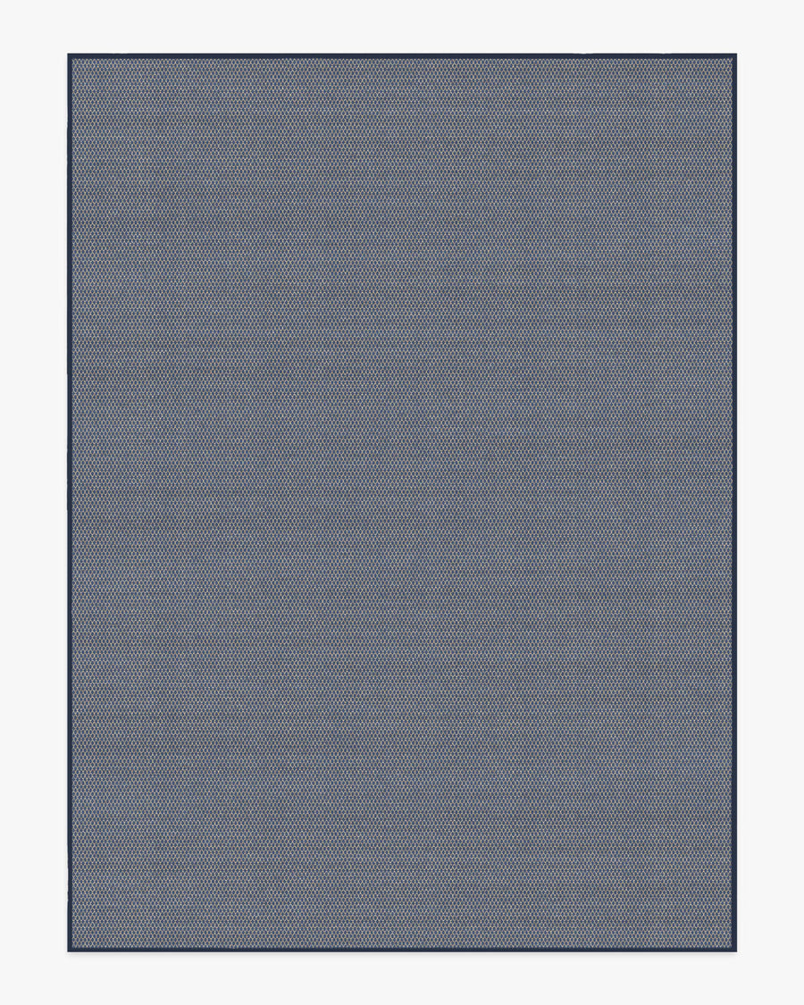 Tillie Solid — Halı, Soft Lacivert, AREA, beyaz zemin, 9x12