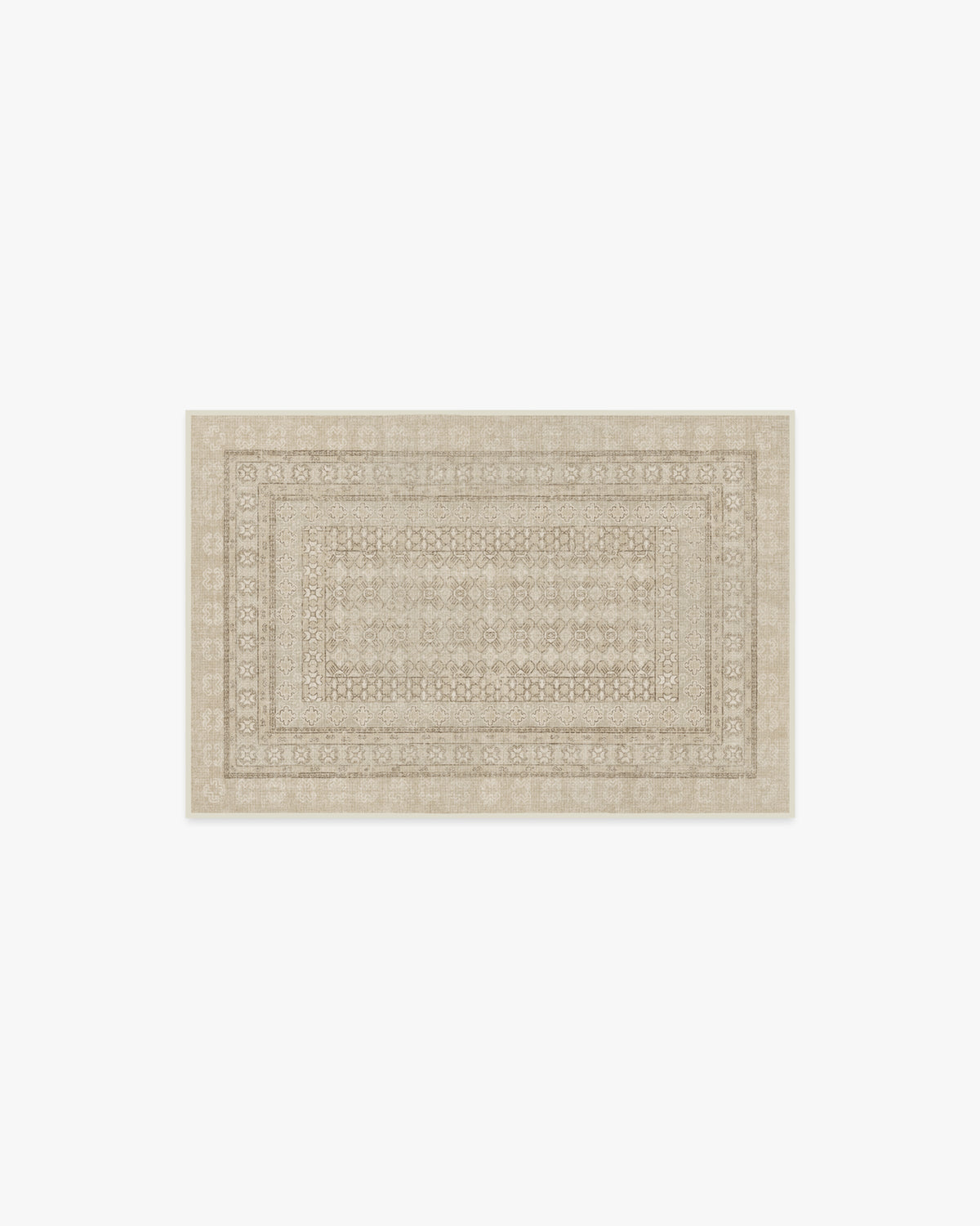 Cyrus — Halı, Bej Fildişi, AREA, beyaz zemin, 2x3