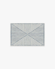 Inkdrop — Halı, Arduvaz Mavisi, AREA, beyaz zemin, 2x3