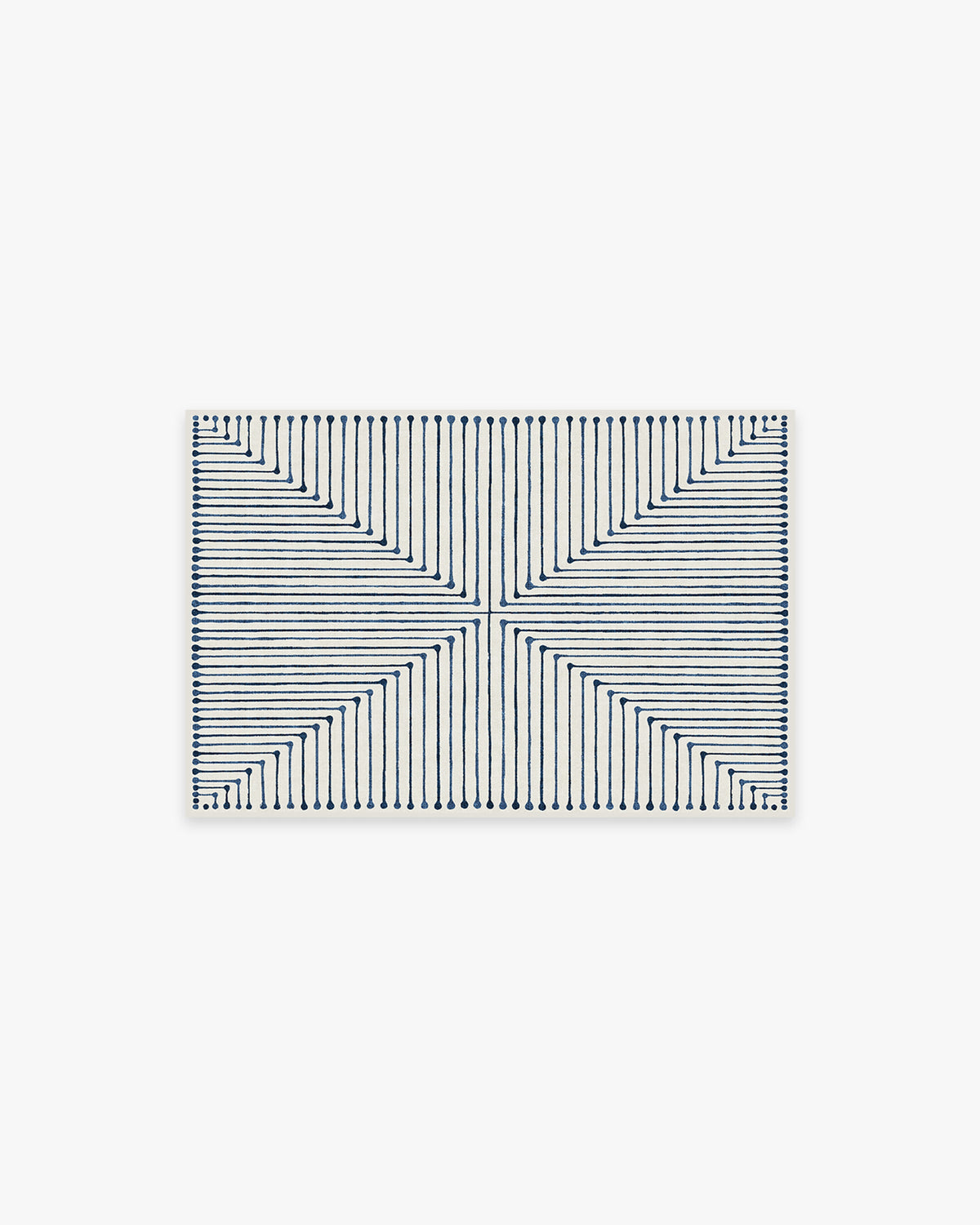 Inkdrop — Halı, Arduvaz Mavisi, AREA, beyaz zemin, 2x3