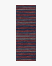 Marin — Halı, Kırmızı, RUNNER, beyaz zemin, 2x7