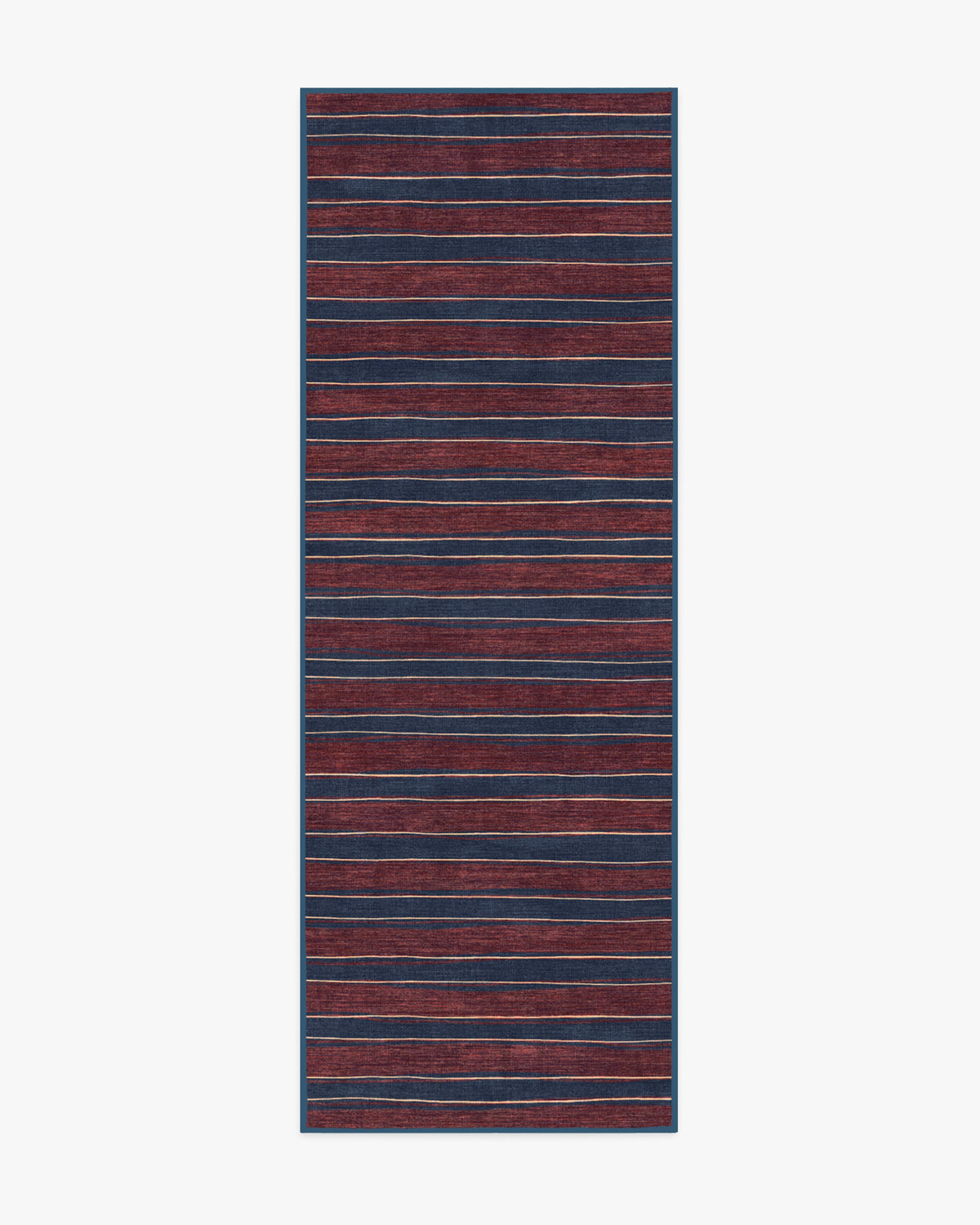 Marin — Halı, Kırmızı, RUNNER, beyaz zemin, 2x7