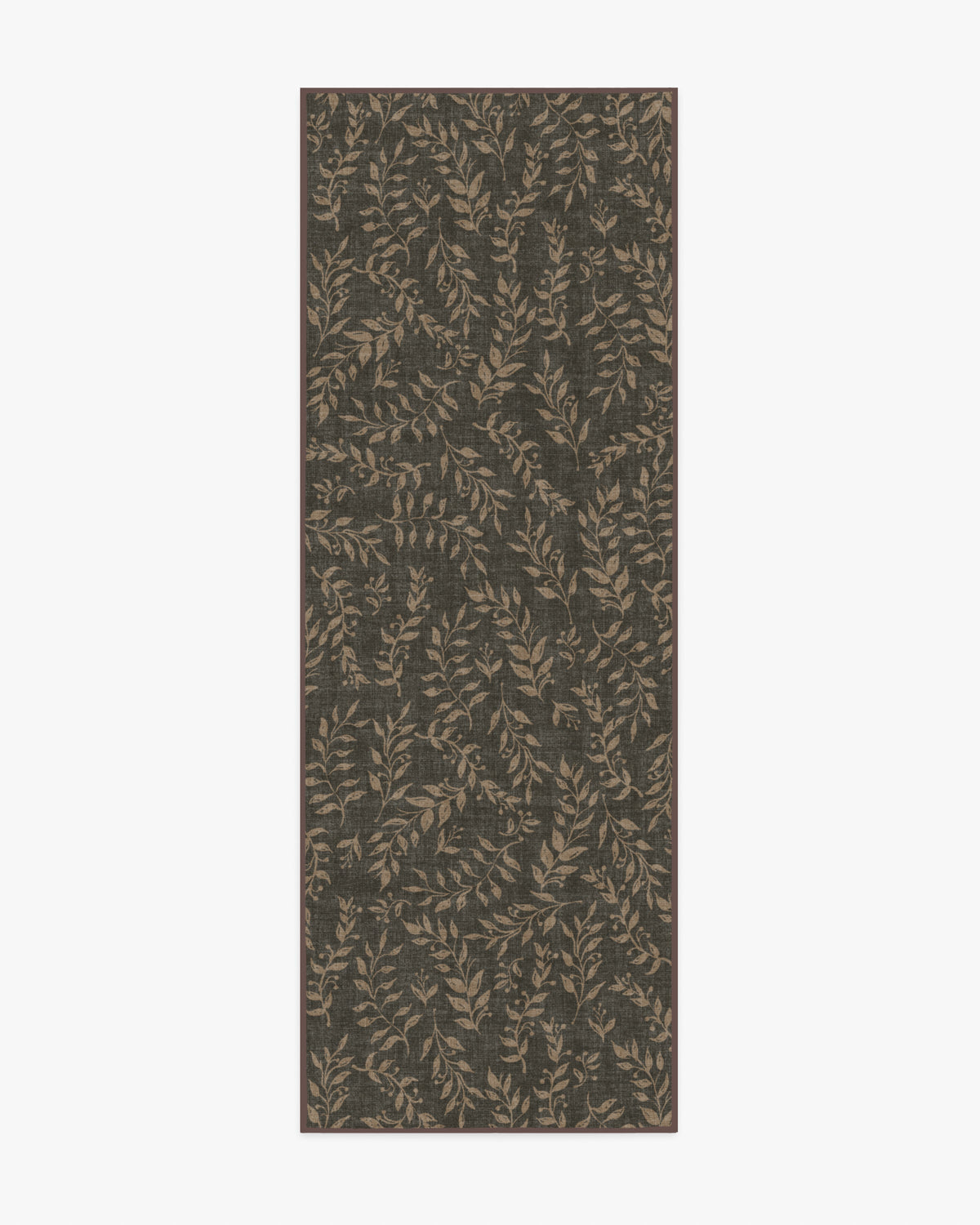 Leland — Halı, Kahverengi, RUNNER, beyaz zemin, 2x7