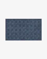 Fletcher — Halı, Mavi, AREA, beyaz zemin, 3x5