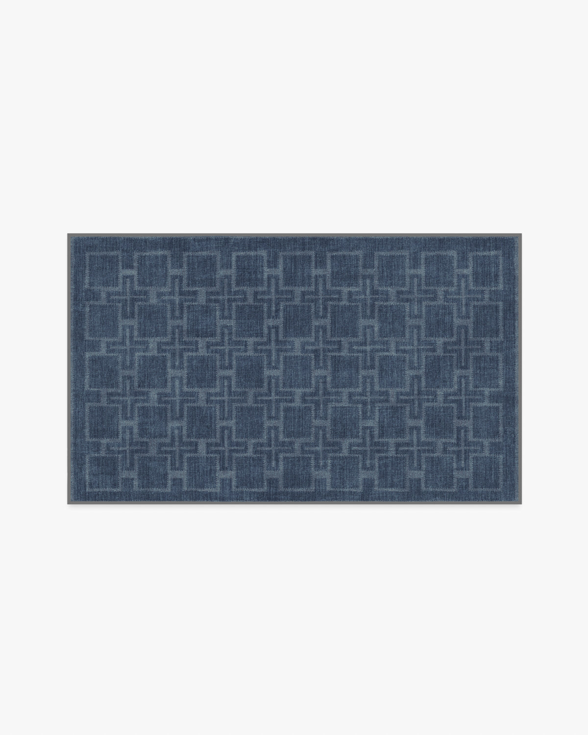 Fletcher — Halı, Mavi, AREA, beyaz zemin, 3x5