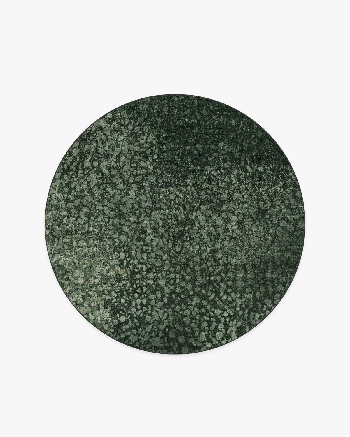 Terran — Halı, Yosun, ROUND, beyaz zemin, 6R