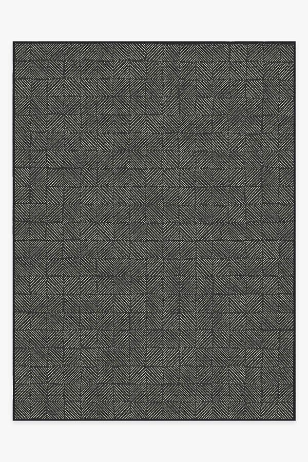 Parquet — Halı, Siyah, AREA, beyaz zemin, 9x12