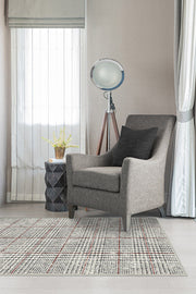 Glen Plaid — Halı, Siyah Beyaz, AREA, yaşam alanı, 3x5