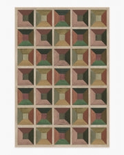 Hedra — Halı, Soft Auburn, AREA, beyaz zemin, 6x9
