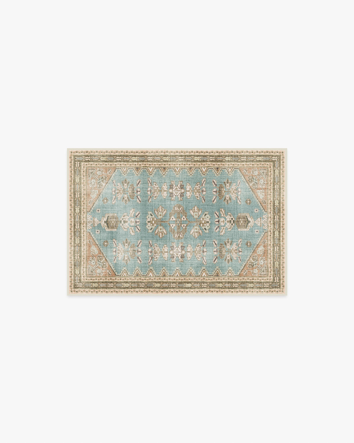 Pradera — Halı, Mavi Terracotta, AREA, beyaz zemin, 2x3