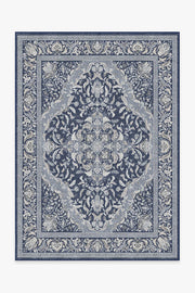 Allura — Halı, Soft Lacivert, AREA, beyaz zemin, 5x7