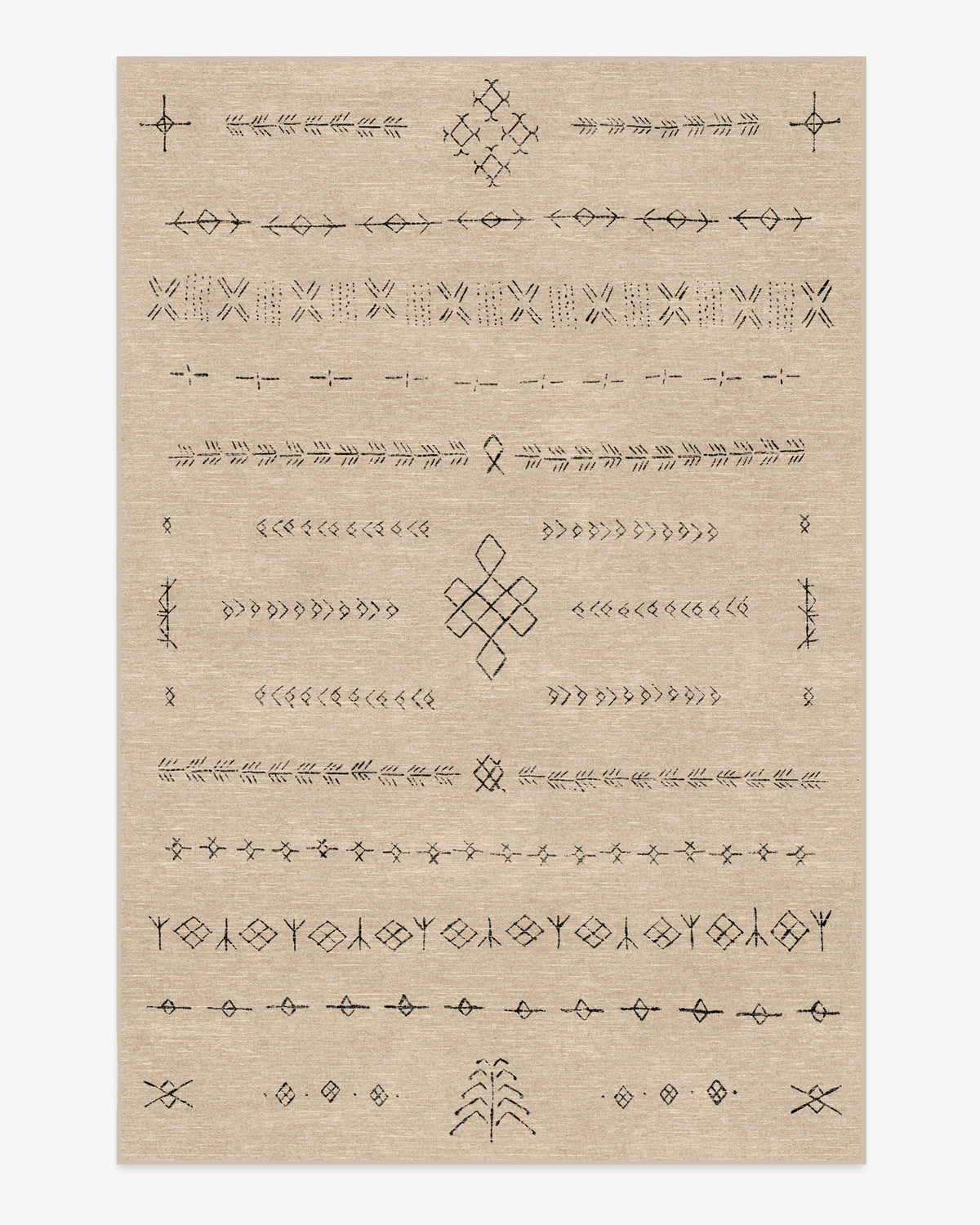 Astrid — Halı, Doğal, AREA, beyaz zemin, 6x9