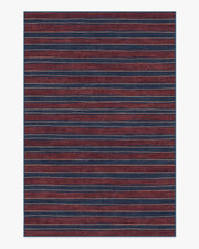 Marin — Halı, Kırmızı, AREA, beyaz zemin, 6x9
